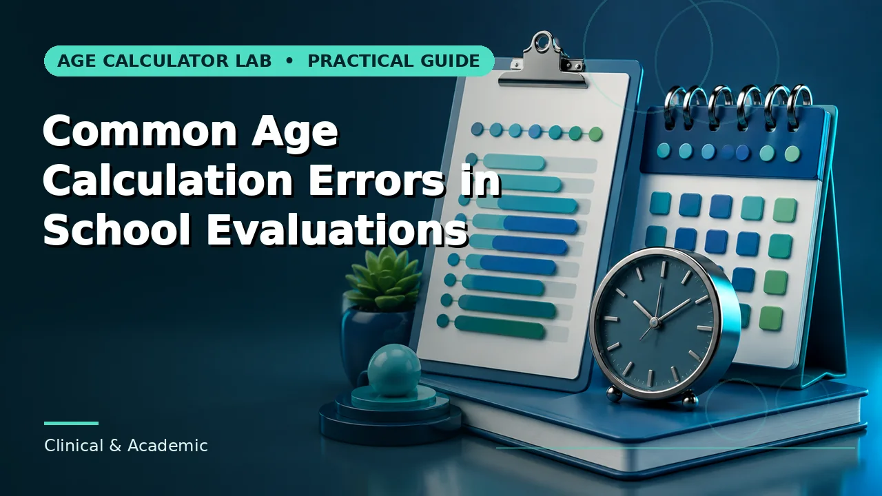 Featured image for Common Age Calculation Errors in School Evaluations