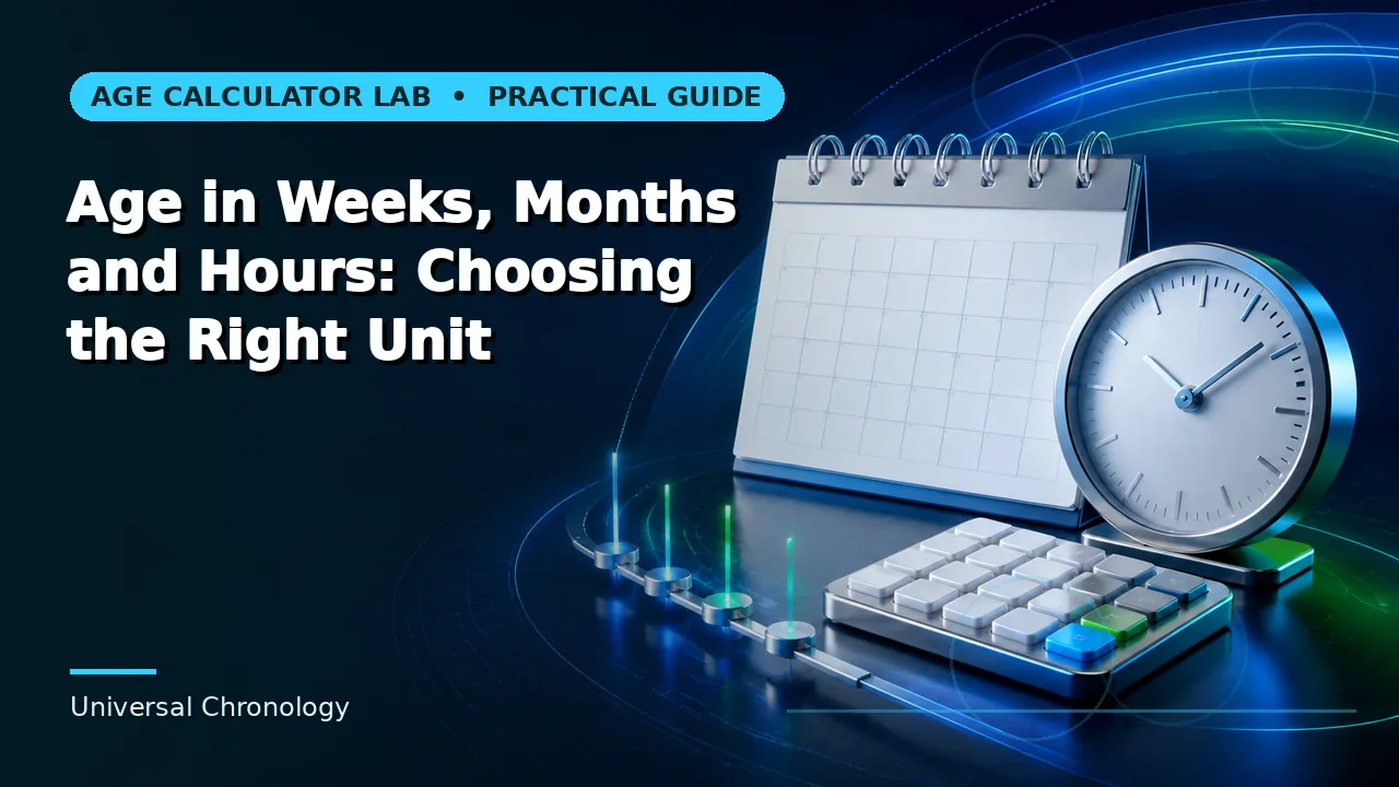Featured image for Age in Weeks, Months and Hours: Choosing the Right Unit