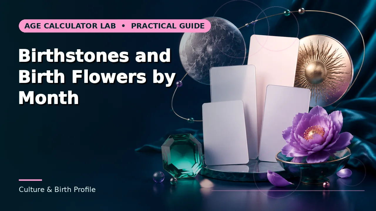 Featured image for Birthstones and Birth Flowers by Month