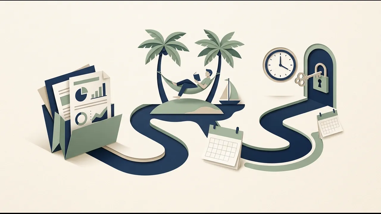 Can I Retire Before State Pension Age editorial illustration