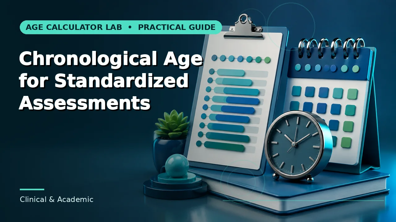 Featured image for Chronological Age for Standardized Assessments