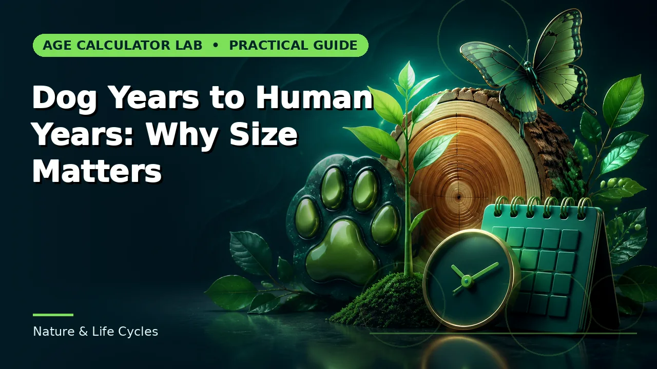 Featured image for Dog Years to Human Years: Why Size Matters