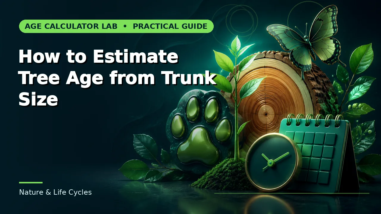 Featured image for How to Estimate Tree Age from Trunk Size
