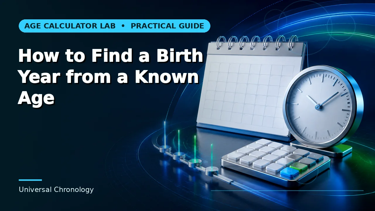 Featured image for How to Find a Birth Year from a Known Age