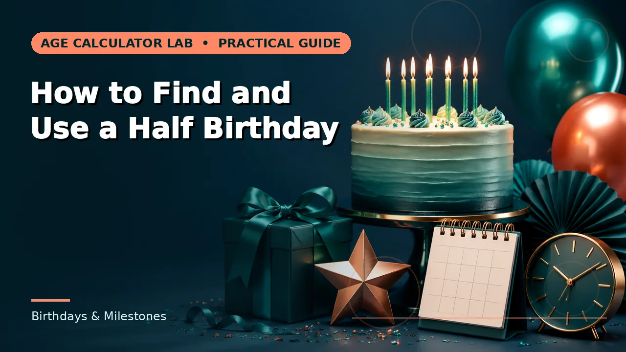 Featured image for How to Find and Use a Half Birthday