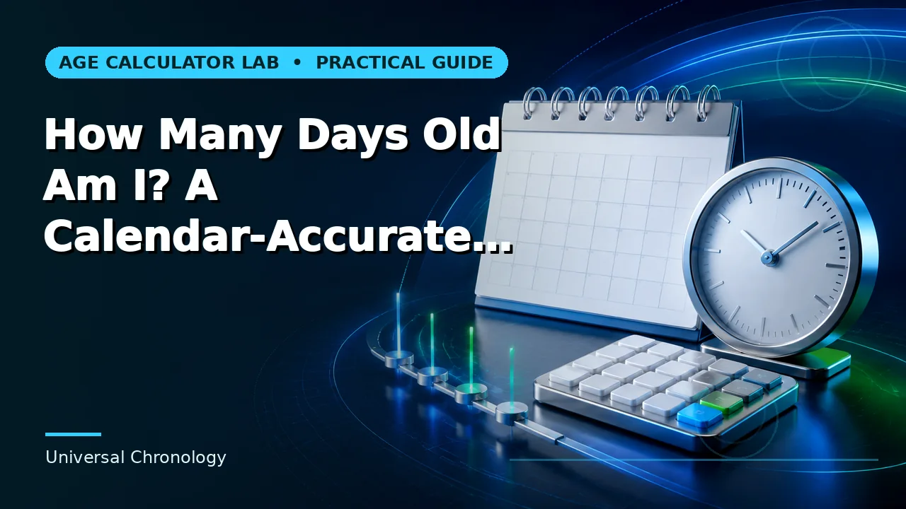 Featured image for How Many Days Old Am I? A Calendar-Accurate Guide