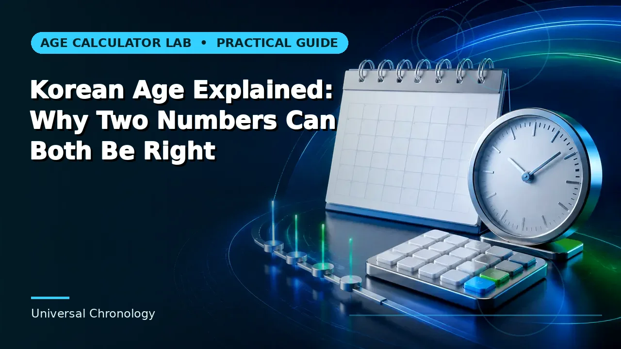 Korean Age Explained: Why Two Numbers Can Both Be Right