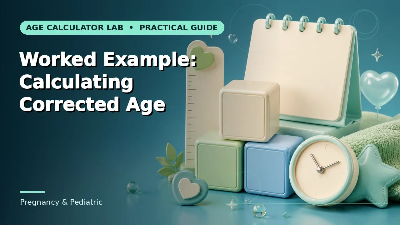 Featured image for Worked Example: Calculating Corrected Age