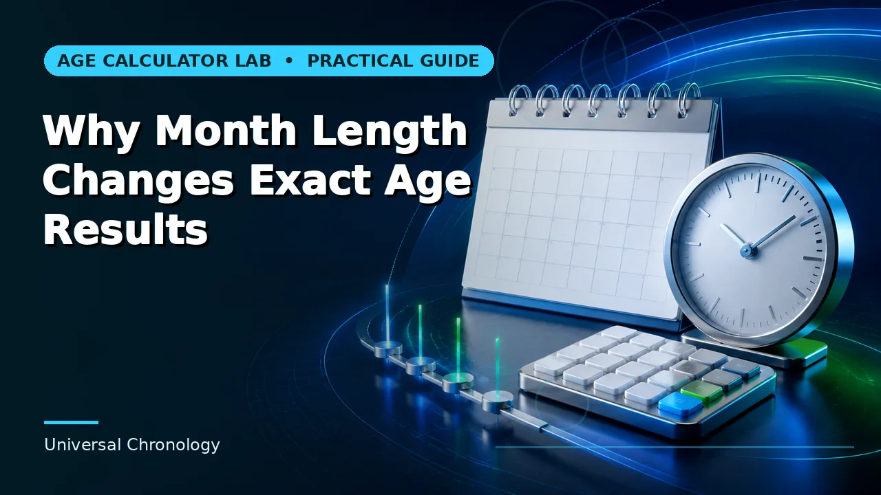 Featured image for Why Month Length Changes Exact Age Results