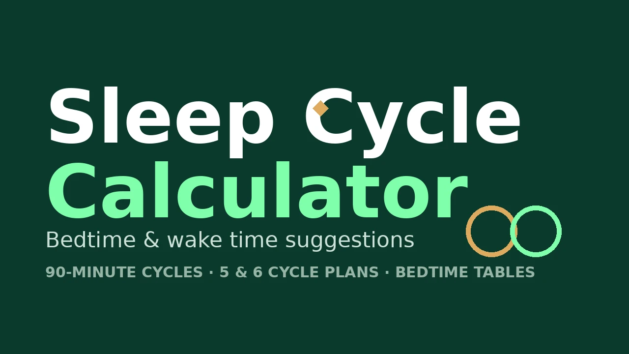 Sleep Cycle Calculator