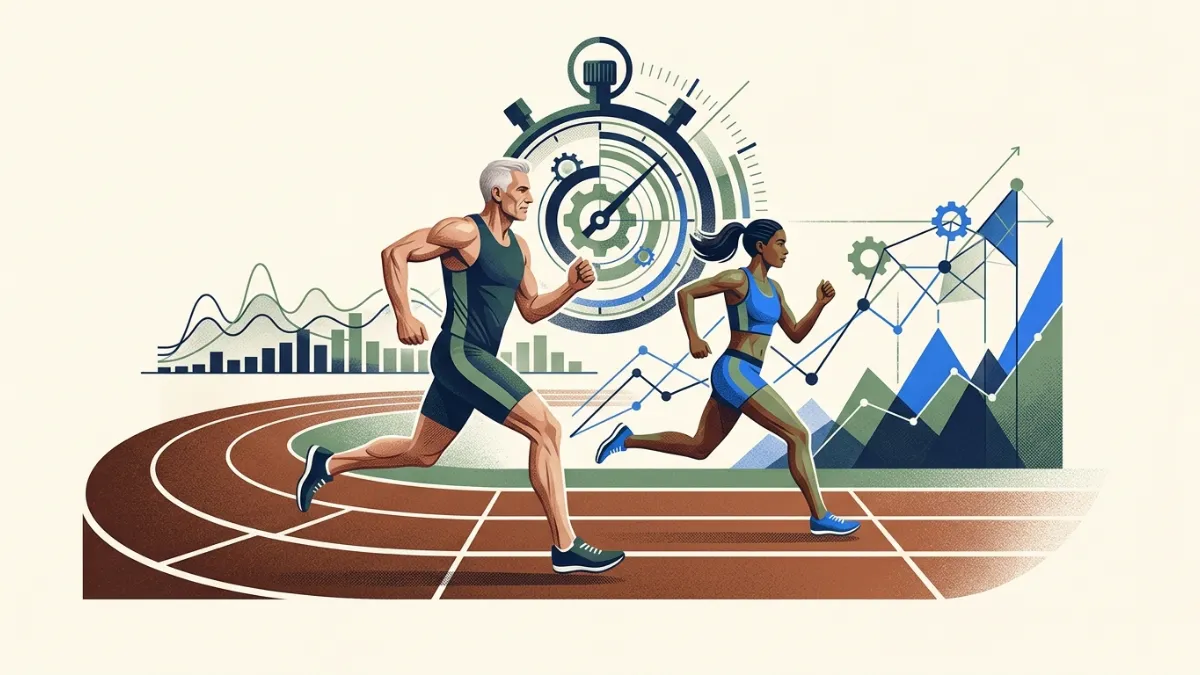 Age Grading Calculator running sports science illustration